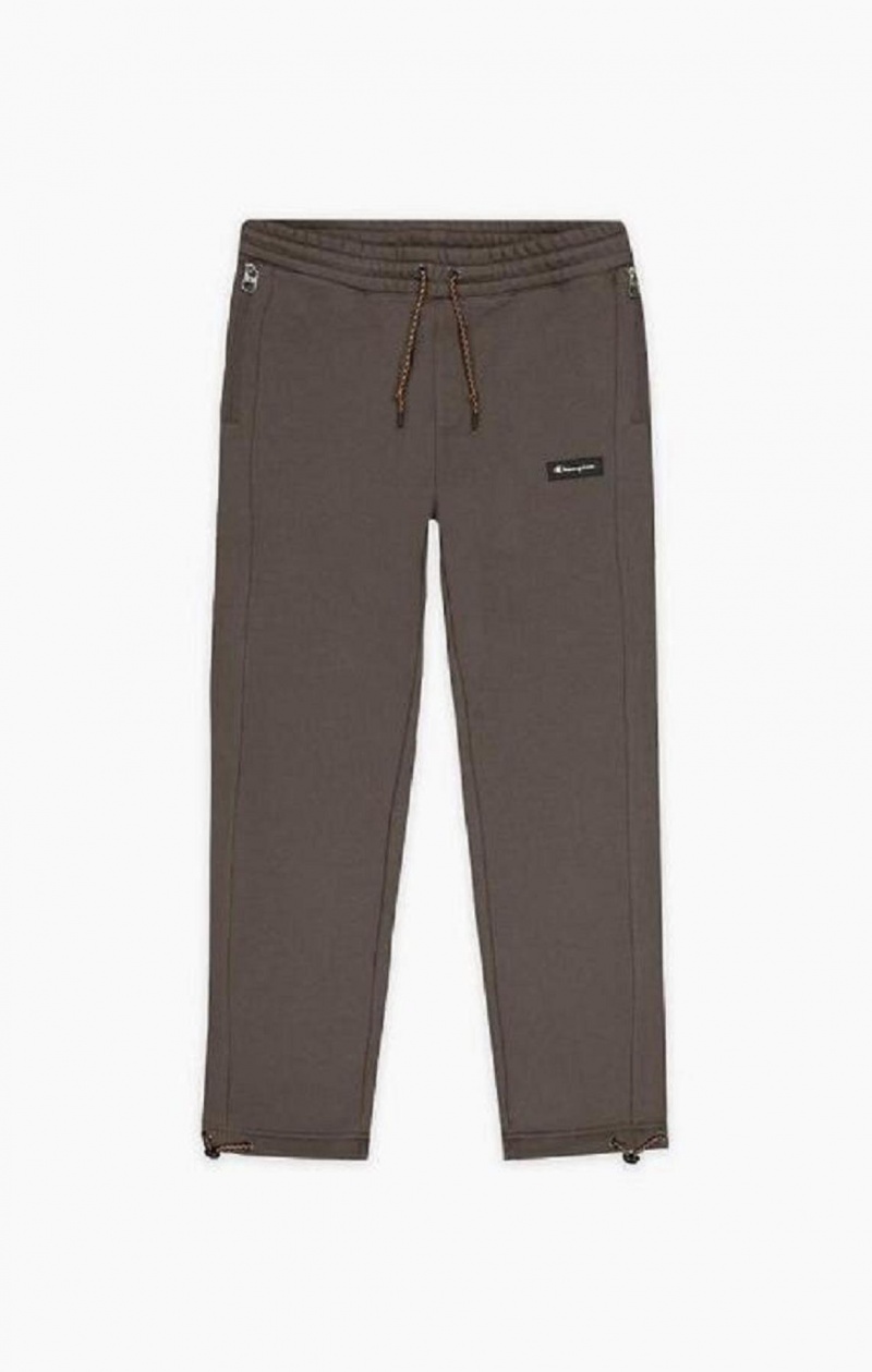 Champion Rubber Label Script Logo Fleece Pants Joggingbukser Herre Grøn | 5609-MWEBN