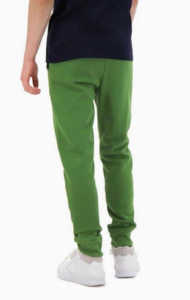 Champion Ruskind C Bomulds Terry Cuffed Joggers Joggingbukser Herre Grøn | 3461-GDIJL