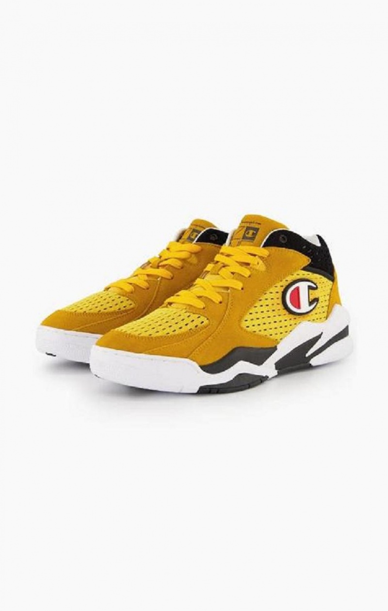 Champion Ruskind and Mesh Zone Mid Trainers Sportssko Herre Guld | 8196-FSNTL