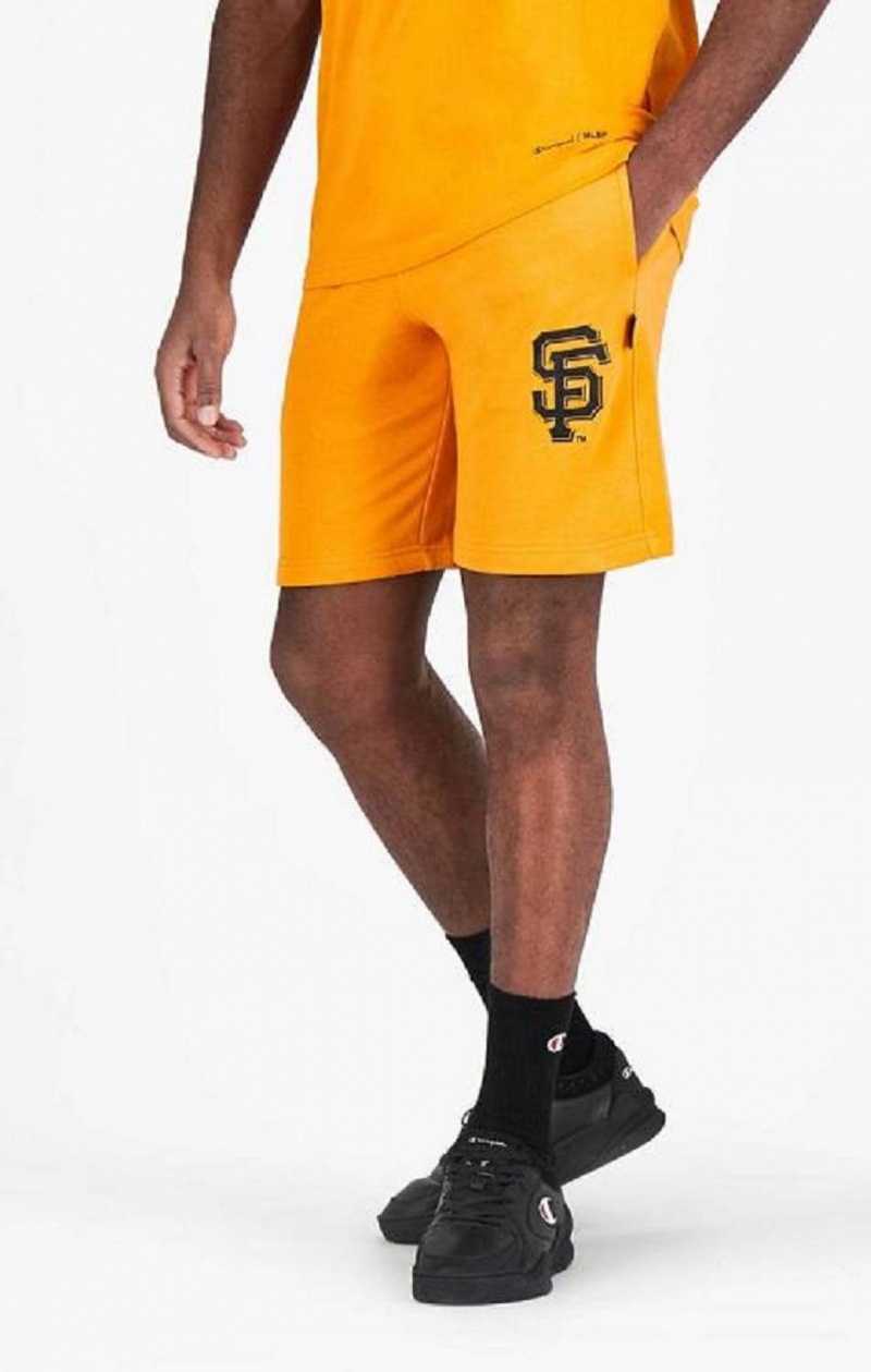 Champion San Francisco MLB Shorts Shorts Herre Orange | 2304-QJUYT