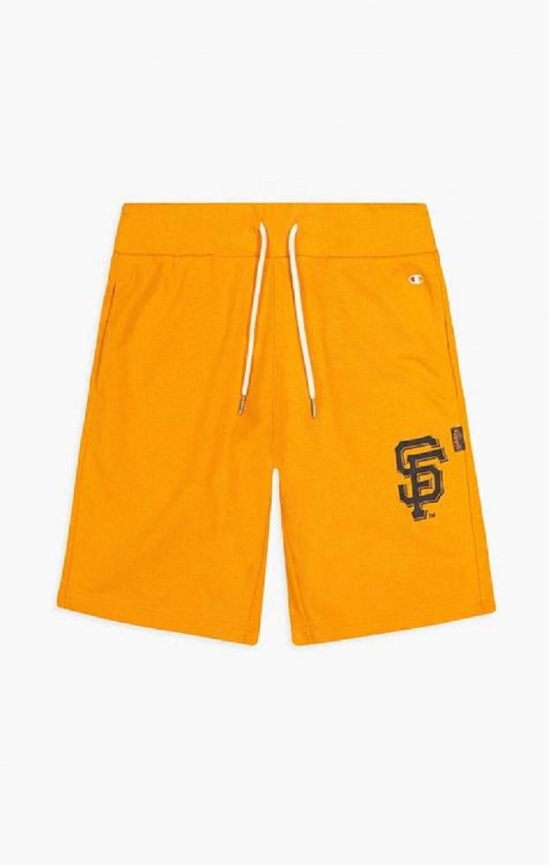 Champion San Francisco MLB Shorts Shorts Herre Orange | 2304-QJUYT