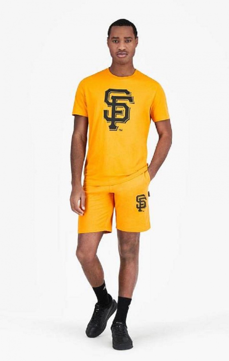 Champion San Francisco MLB T-Shirt T Shirts Herre Orange | 2857-AKODE