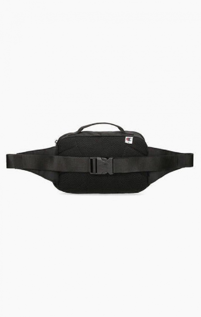 Champion Satin C Logo Patch Utility Belt Bag Tasker Herre Sort | 8435-WFPRJ