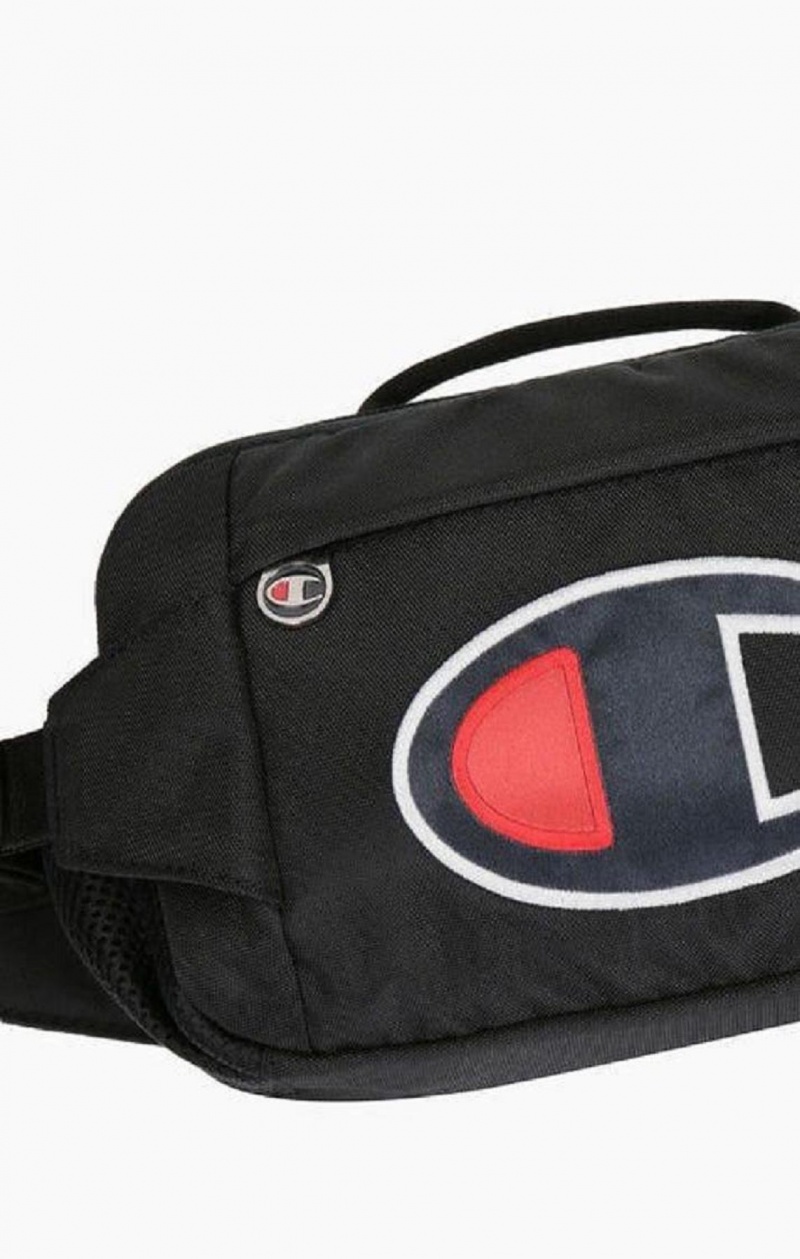 Champion Satin C Logo Patch Utility Belt Bag Tasker Dame Sort | 9214-NSDYT