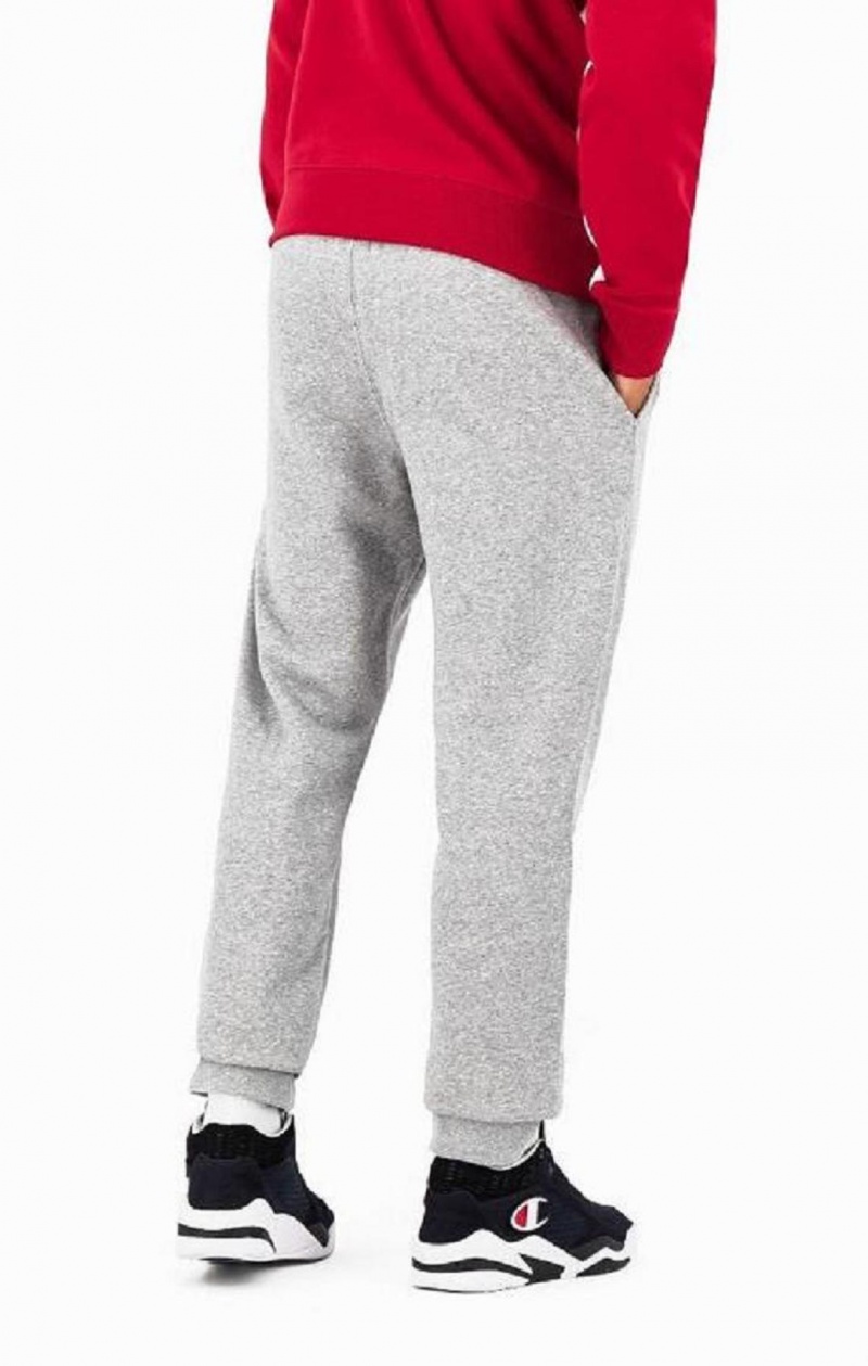 Champion Script Logo Fleece Joggers Joggingbukser Herre Mørkegrå | 6543-IXTEP