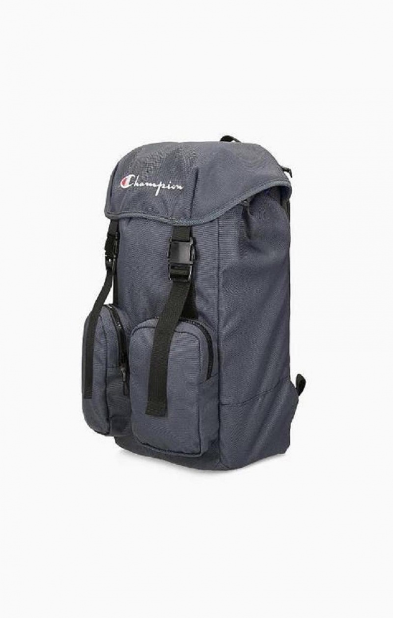 Champion Script Logo Přezkou Front Backpack Tasker Dame Mørketurkis | 3916-VADYI