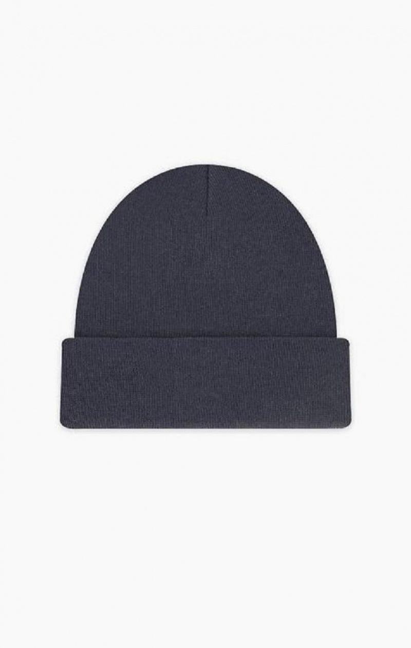 Champion Script Logo Recycled Yarn Beanie Hat Hatte Herre Mørketurkis | 3042-ATOPD