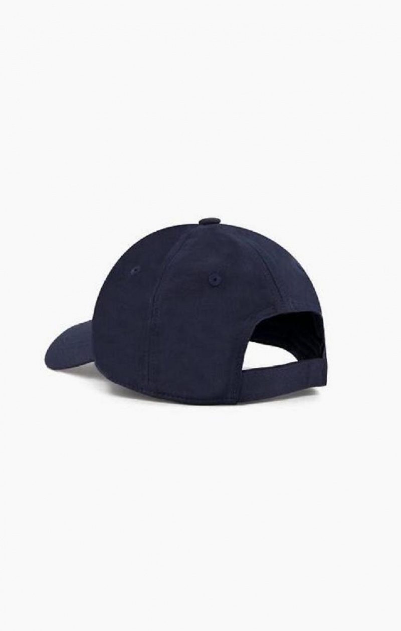 Champion Script Logo Woven Baseball Cap Hatte Herre Sort | 7069-LHQMV