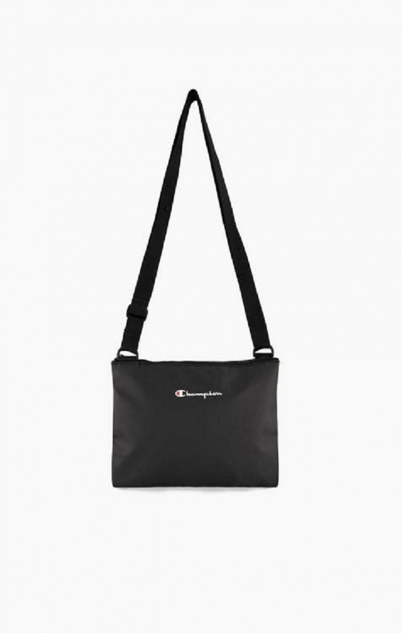 Champion Small Script Logo Woven Mini Shoulder Bag Tasker Dame Sort | 9408-IQEGY