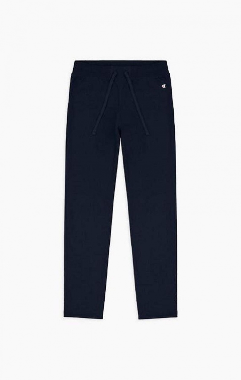 Champion Stretch Bomulds Terry Joggers Joggingbukser Dame Mørkeblå | 7456-ZHRSC