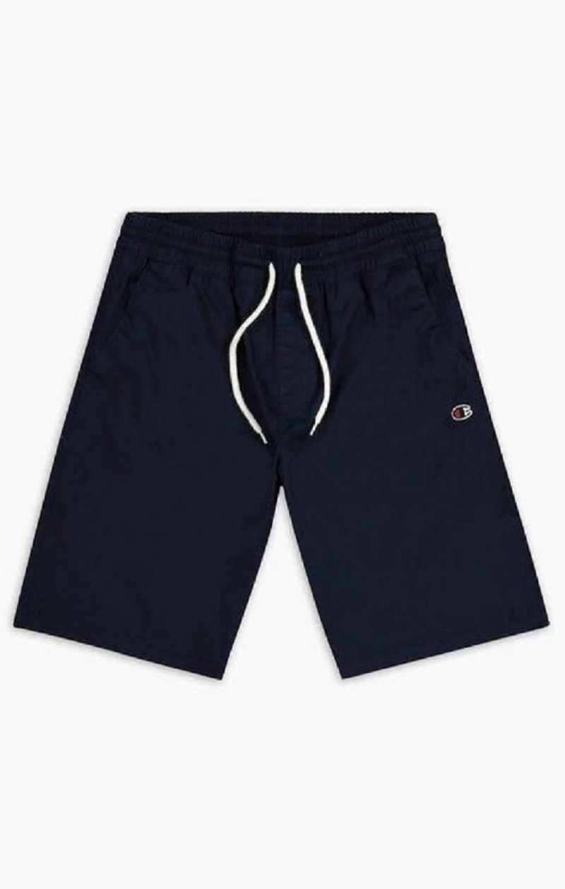 Champion Stretch Bomulds Twill Bermuda Shorts Shorts Herre Mørkeblå | 1536-PLOJN