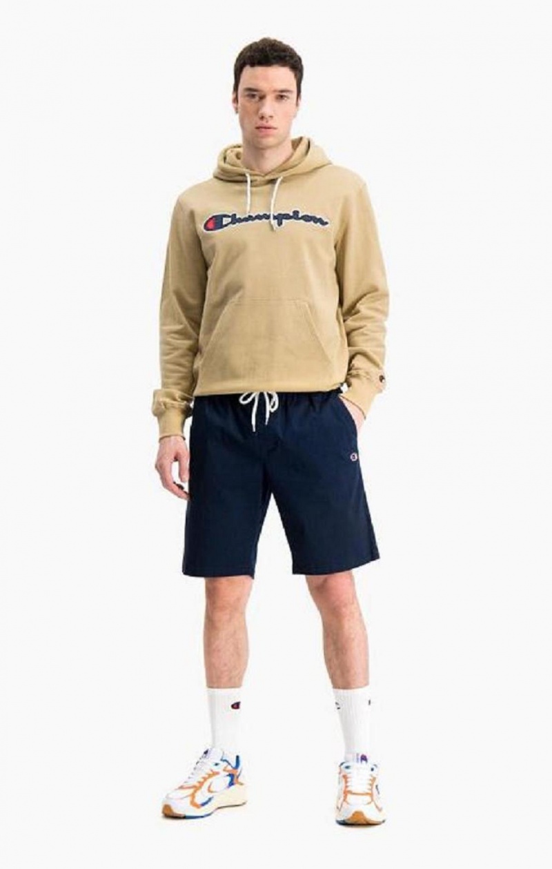 Champion Stretch Bomulds Twill Bermuda Shorts Shorts Herre Mørkeblå | 1536-PLOJN