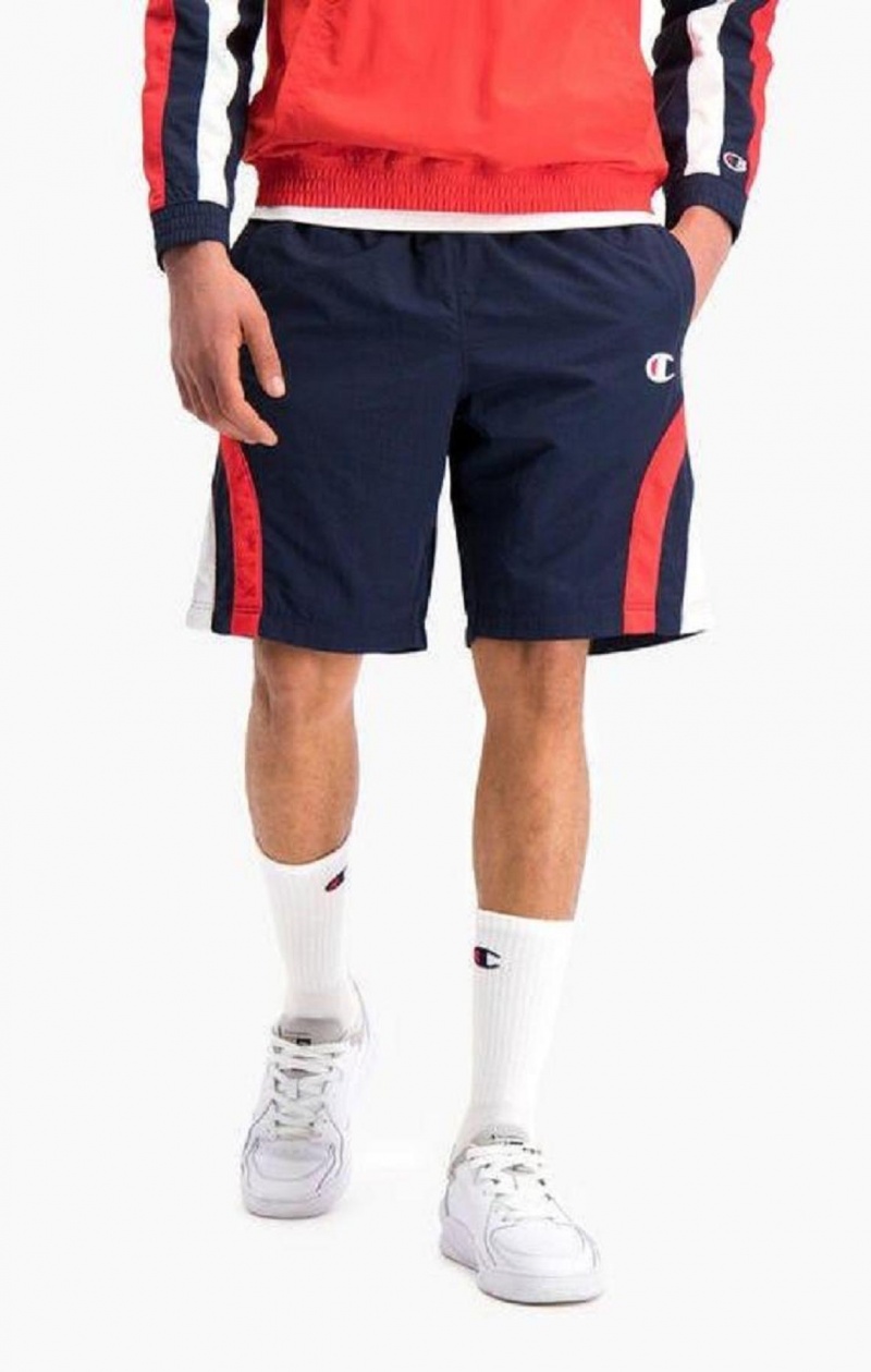 Champion Stripe Detail Track Shorts Shorts Herre Mørketurkis | 8149-ORZGL