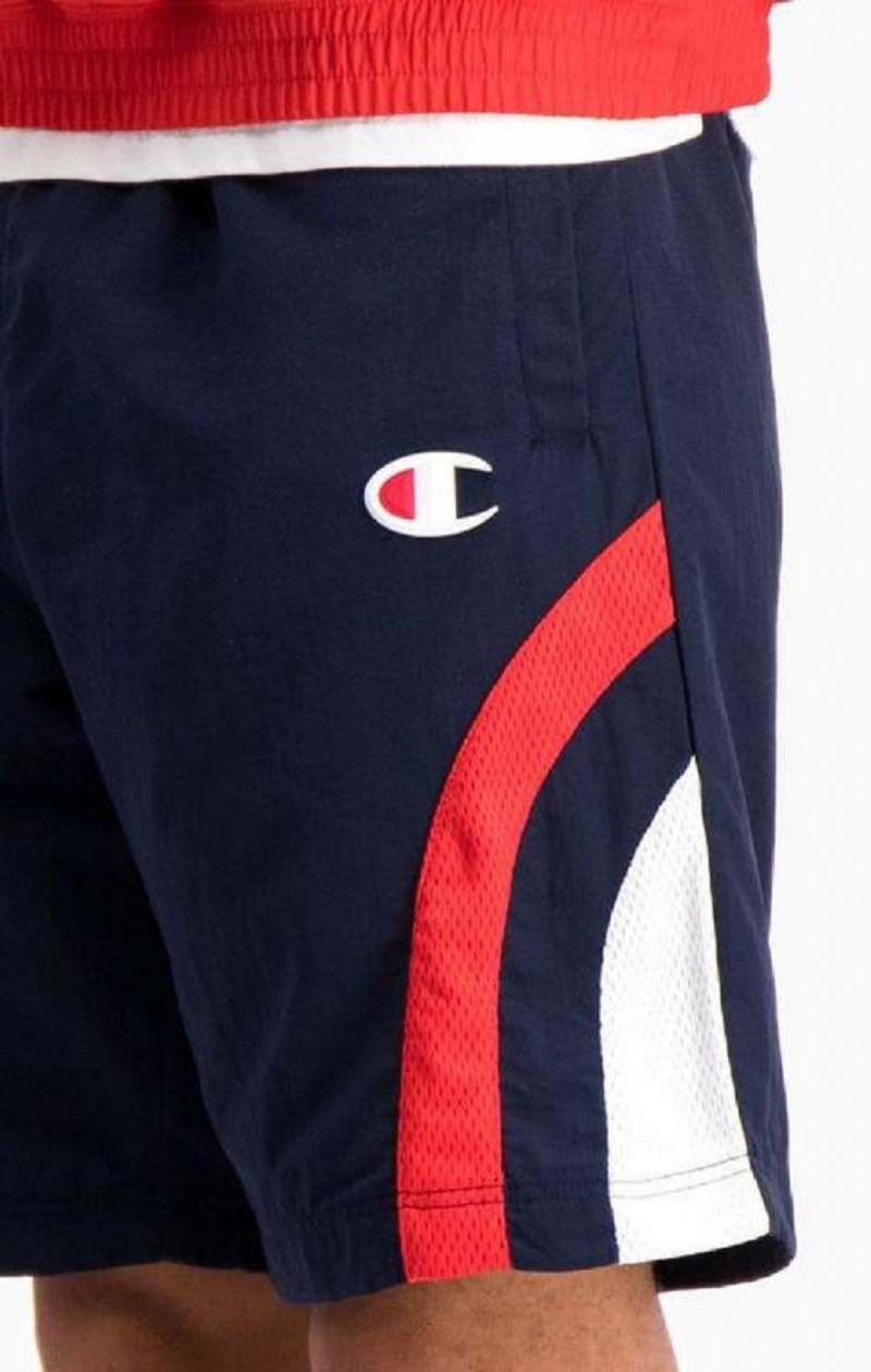 Champion Stripe Detail Track Shorts Shorts Herre Mørketurkis | 8149-ORZGL