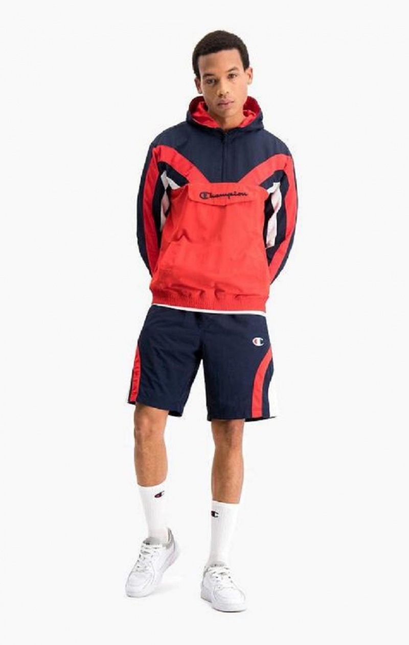 Champion Stripe Detail Track Shorts Shorts Herre Mørketurkis | 8149-ORZGL