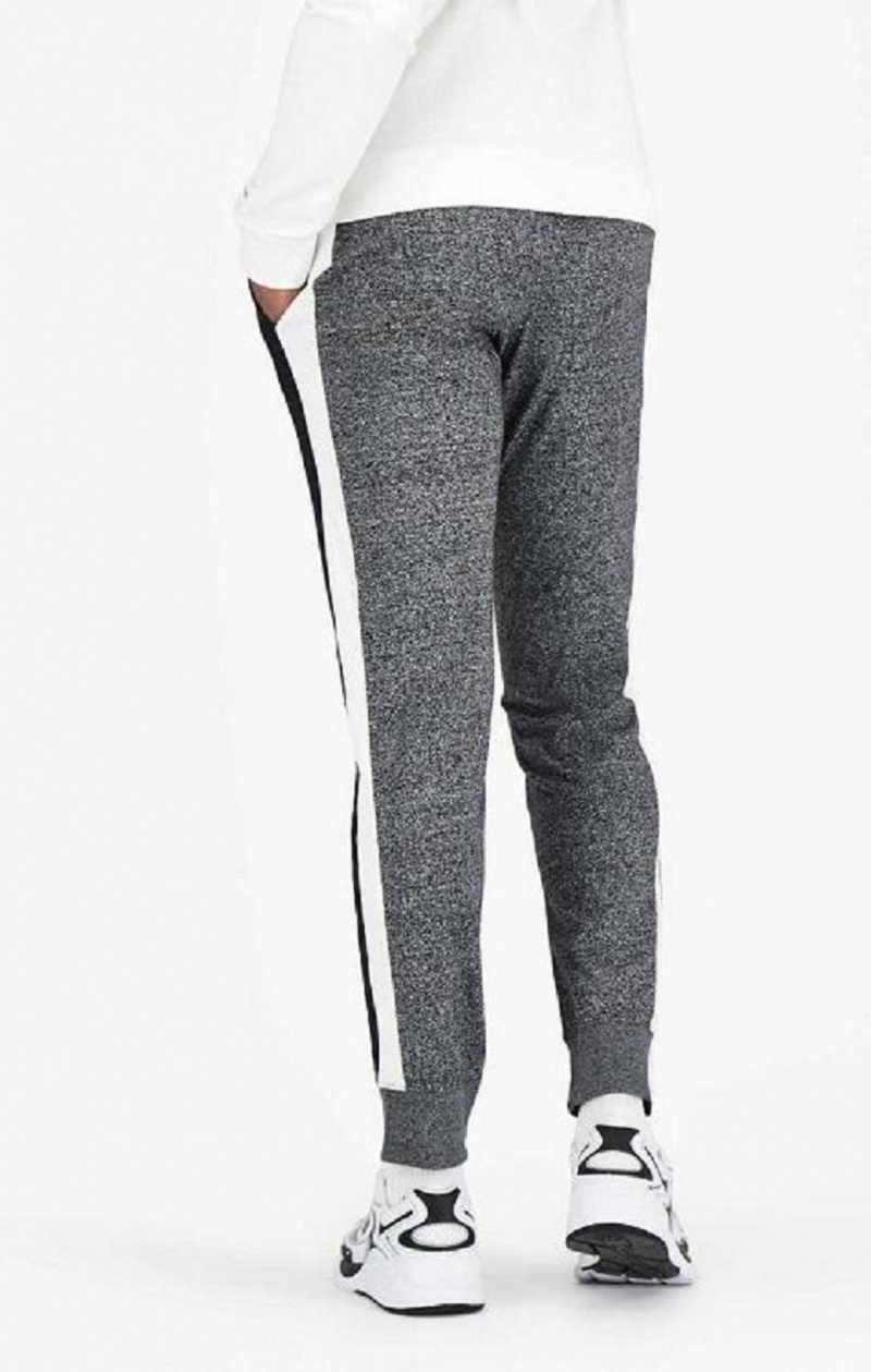 Champion Stripe Insert Cuffed Joggers Joggingbukser Herre Mørkegrå | 9623-XHWMV