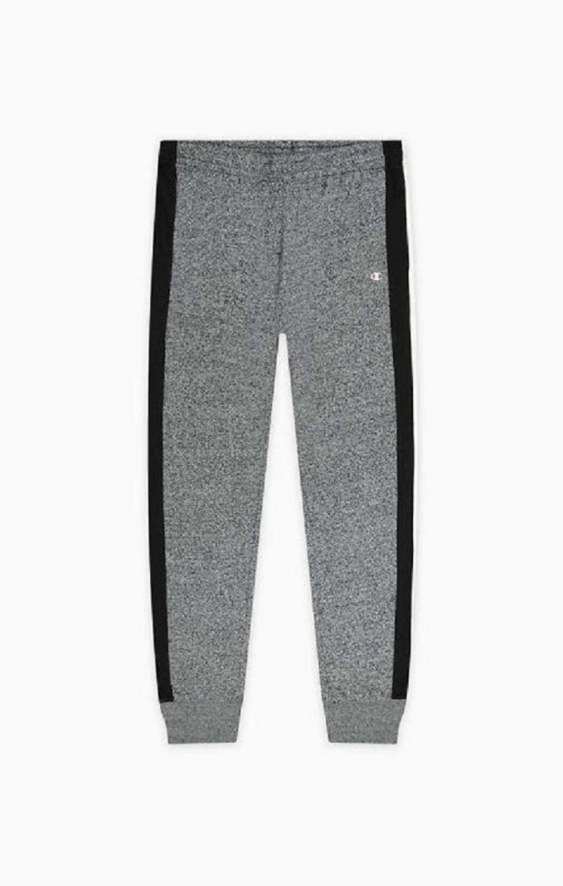 Champion Stripe Insert Cuffed Joggers Joggingbukser Herre Mørkegrå | 9623-XHWMV