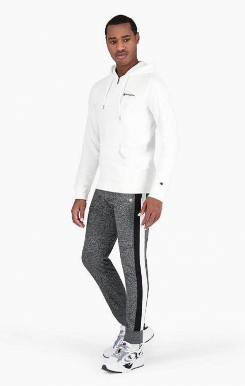 Champion Stripe Insert Cuffed Joggers Joggingbukser Herre Mørkegrå | 9623-XHWMV