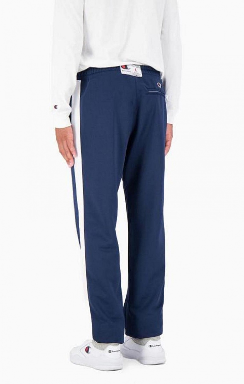 Champion Stripe Leg Basketball Track Pants Joggingbukser Herre Blå | 0384-KNXMV