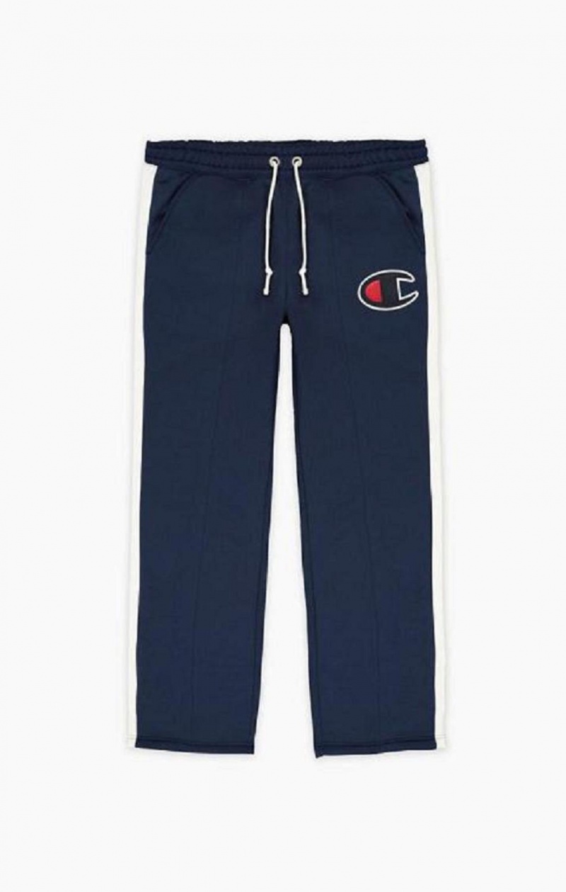 Champion Stripe Leg Basketball Track Pants Joggingbukser Herre Blå | 0384-KNXMV