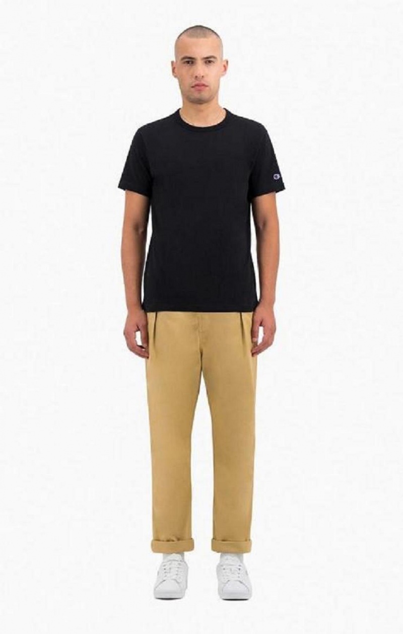 Champion Tapered Woven Trousers Joggingbukser Herre Lysebrune | 6423-MRTVQ