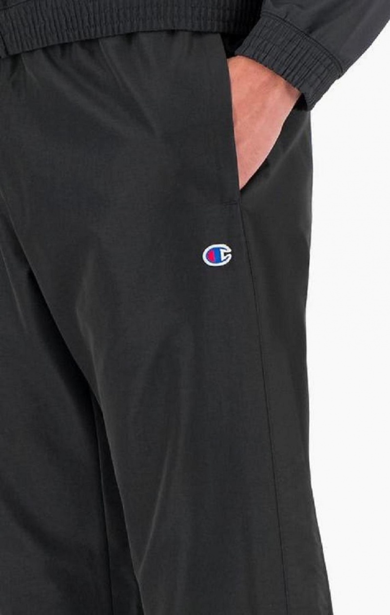 Champion Tonal Panel Tracksuit Trousers Træningsdragt Herre Sort | 6349-AVWBM