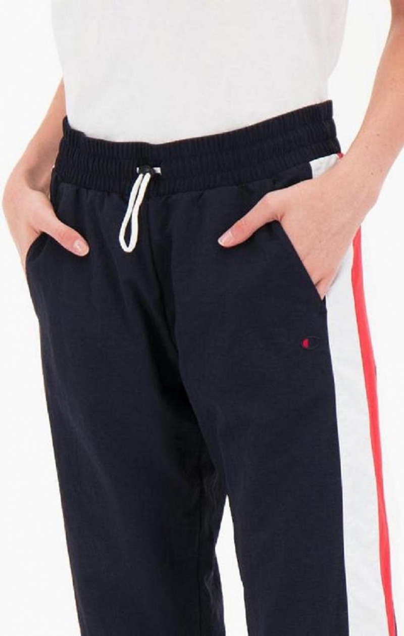 Champion Two Tone Stripe Seam Track Pants Joggingbukser Dame Mørketurkis | 3205-ROJWI