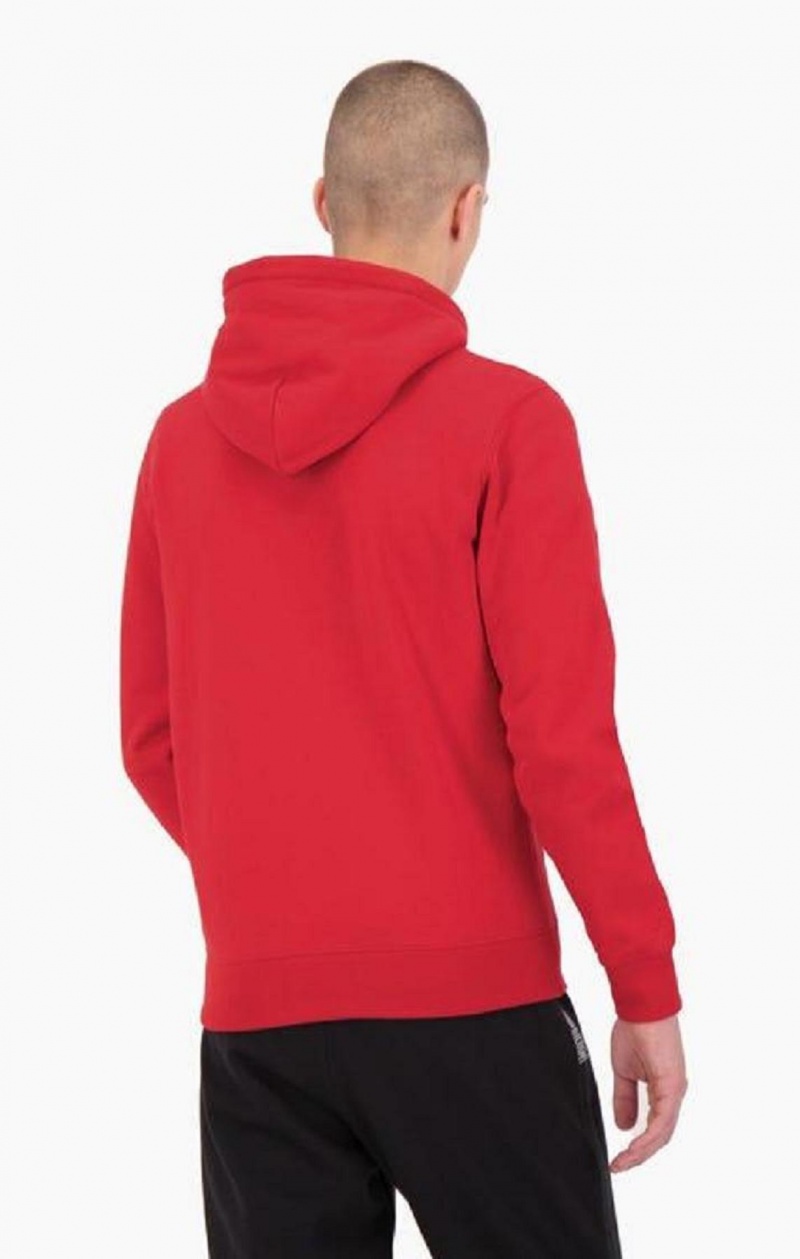 Champion Zip-Up Ruskind C Bomulds Terry Hoodie Hættetrøje Herre Rød | 2804-BKMLR