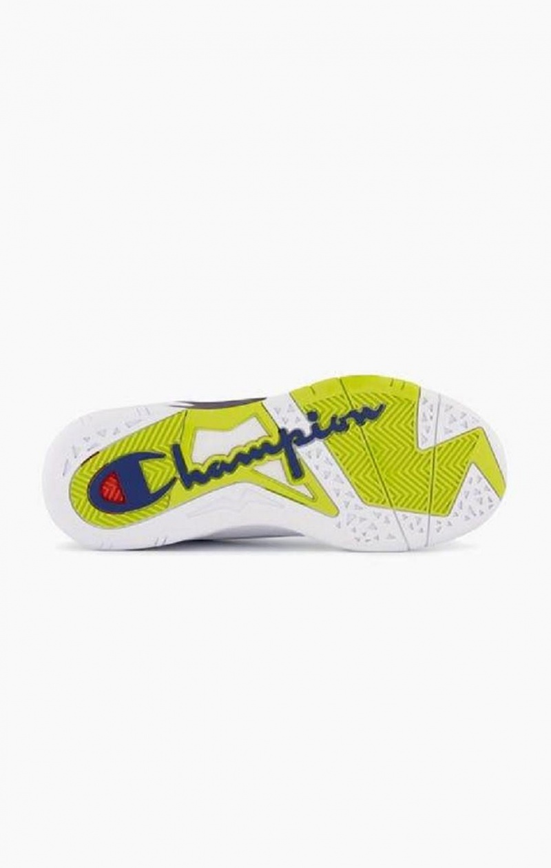 Champion Zone 93 Mid-Cut Trainers Sportssko Herre Hvide | 4836-JZHKS