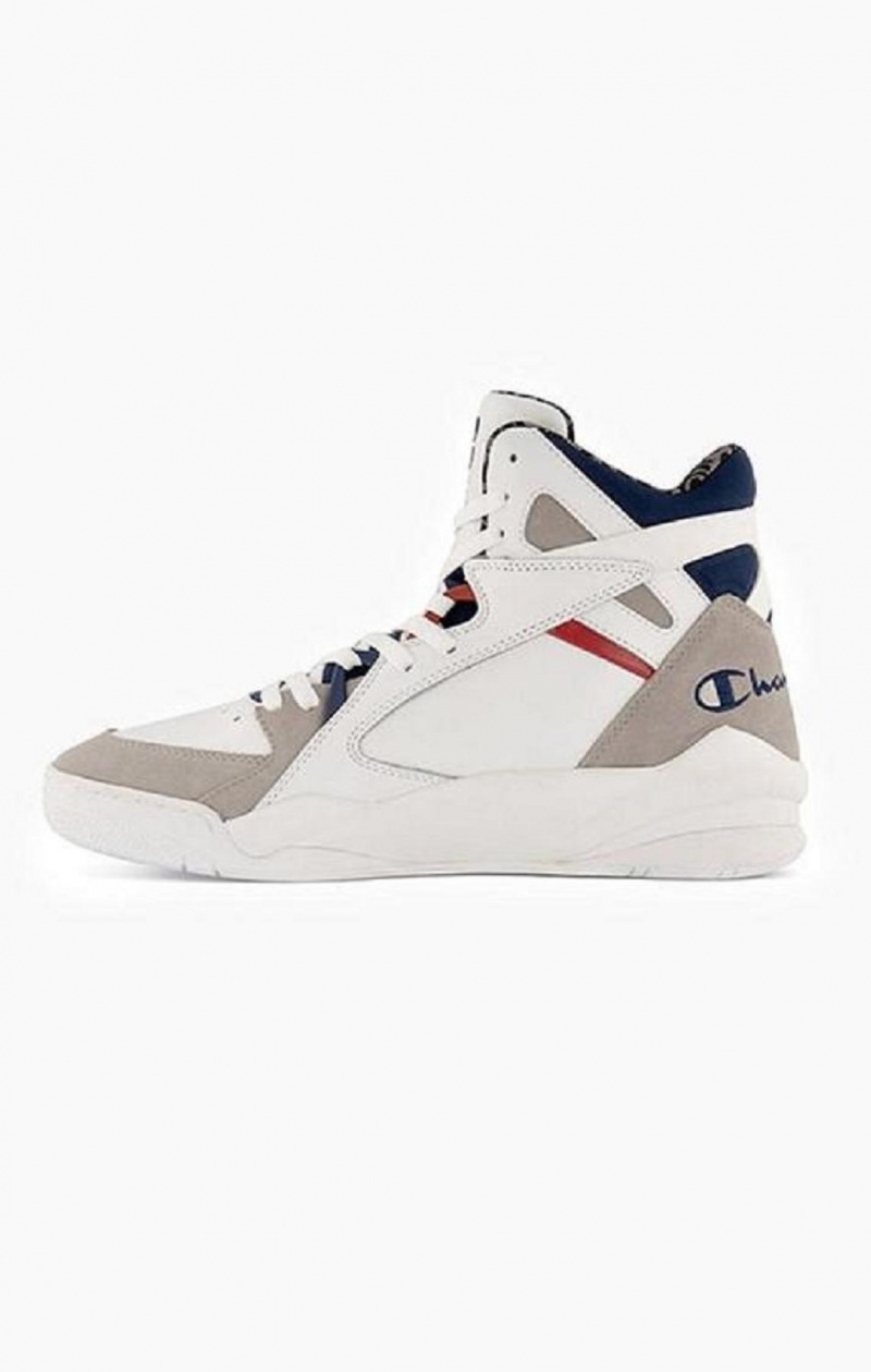 Champion Zone High Top - Century Edition Trainers Sportssko Herre Hvide | 9473-PSROF