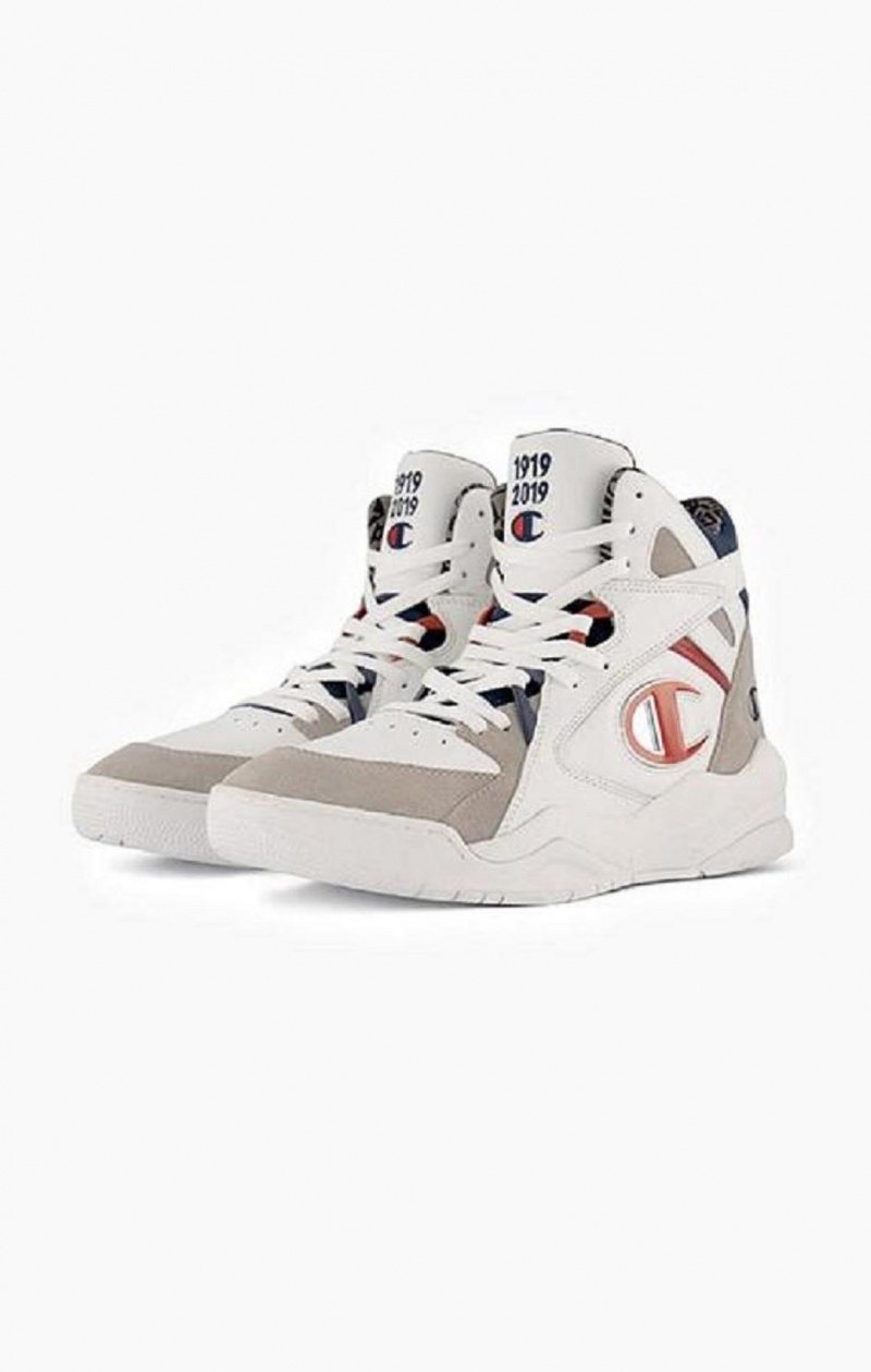 Champion Zone High Top - Century Edition Trainers Sportssko Herre Hvide | 9473-PSROF