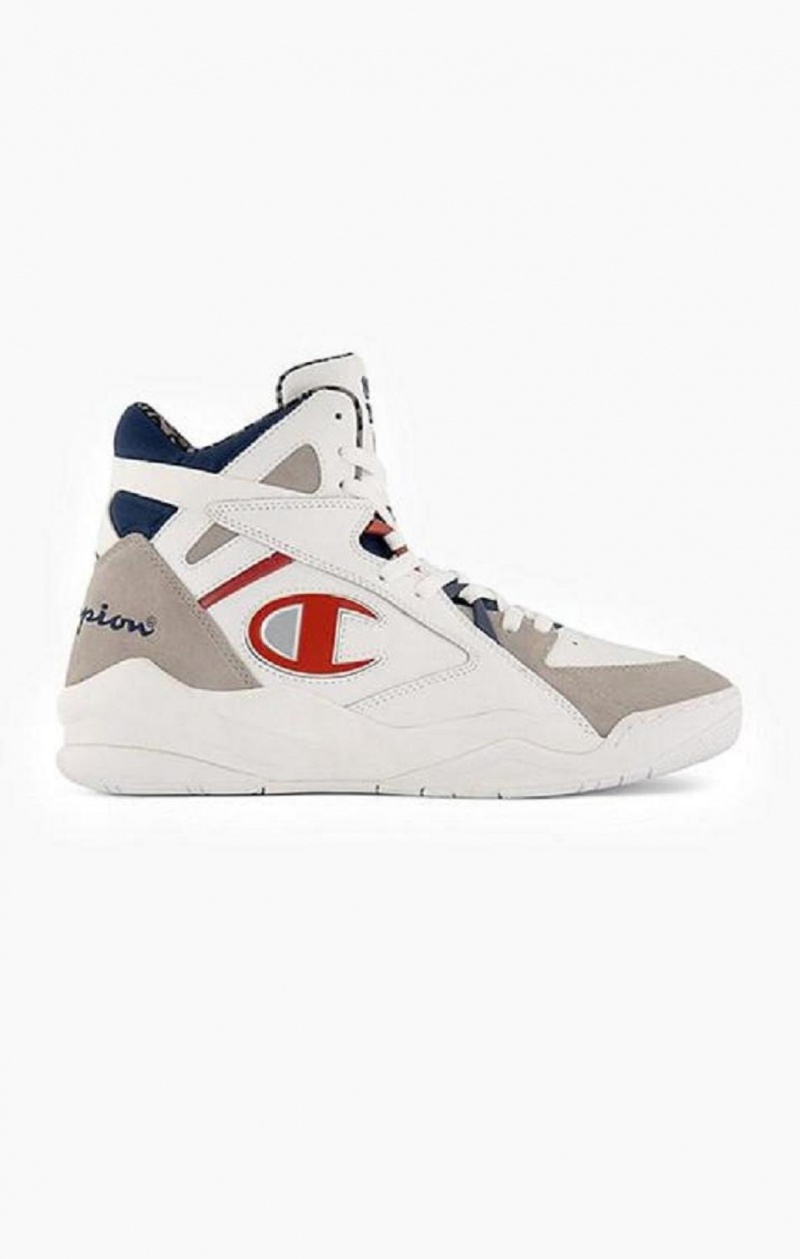 Champion Zone High Top - Century Edition Trainers Sportssko Herre Hvide | 9473-PSROF