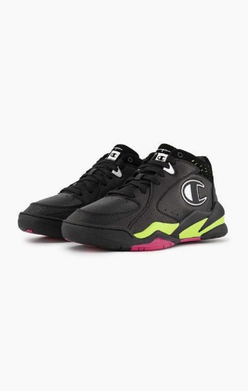 Champion Zone Mid 90's Trainers Sportssko Dame Sort | 8165-ANYJL