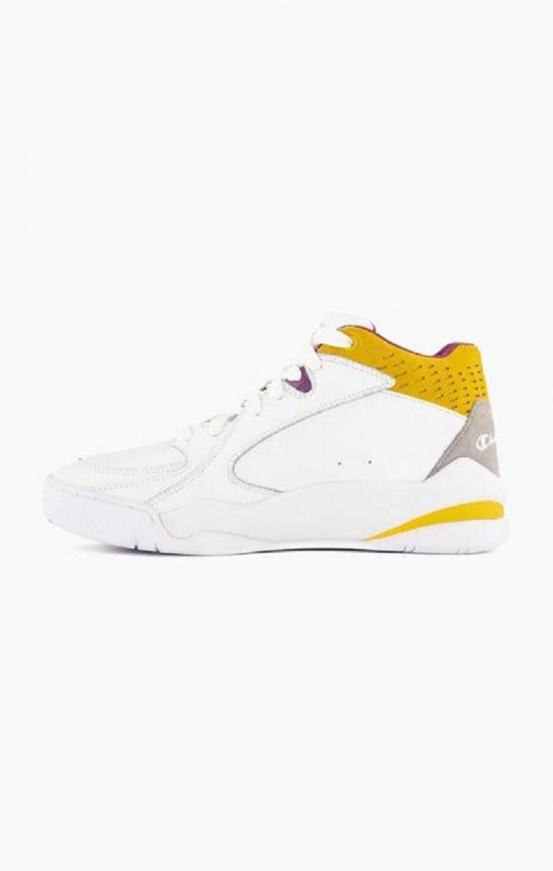 Champion Zone Mid Trainers Sportssko Dame Hvide | 4913-IBACT